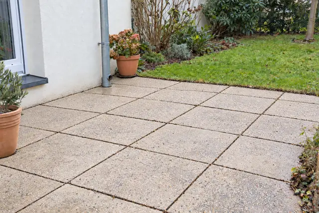 Terrasse nachher: sauber gereinigt