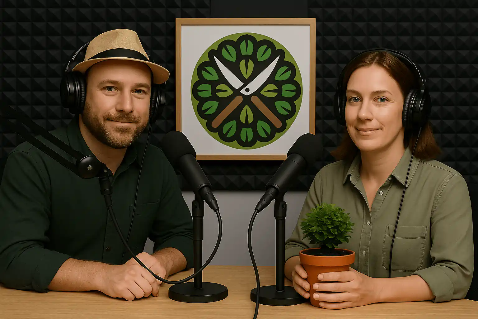 Podcast Hosts Lene und Stefan